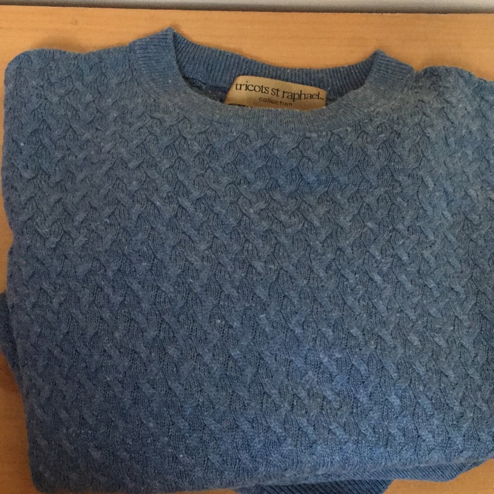 Bluish grey sweater